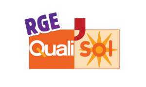logo rge qualisol pour travaux de type chauffe eau solaire cesi ou ssc